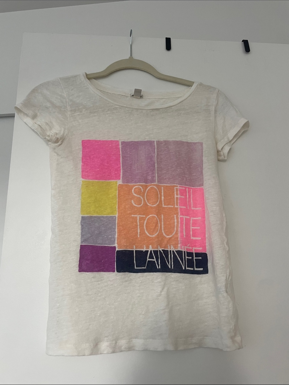 J. Crew linen Tee